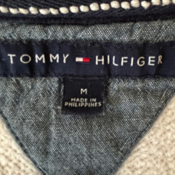Tommy Hilfiger blue and white stripe full zip hoodie size M - Picture 13 of 16